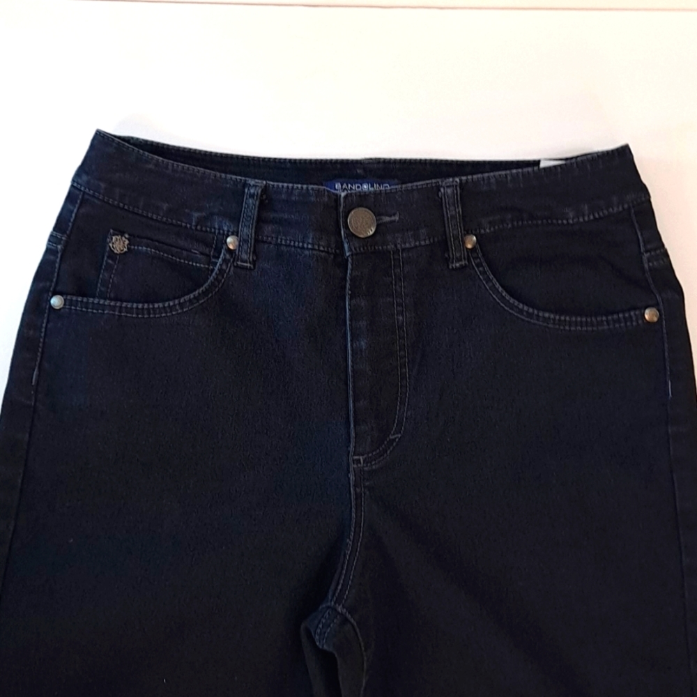 Bandolino jeans with dark wash in Missy size 8. Style Lydia.